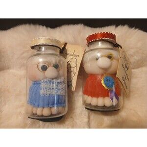 Vintage Grandma & Grandpa-N-Jar  7” – Diane Gifts Inc Quirky  Americana Cottage
